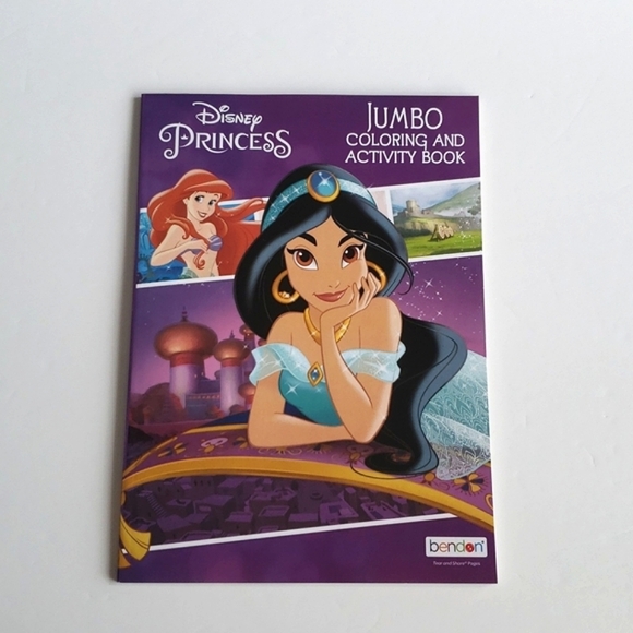 ⭐️3/ $30⭐️ Disney Princess 4 Jumbo Coloring & Activity Books+Crayola Wash Crayon - Picture 8 of 10